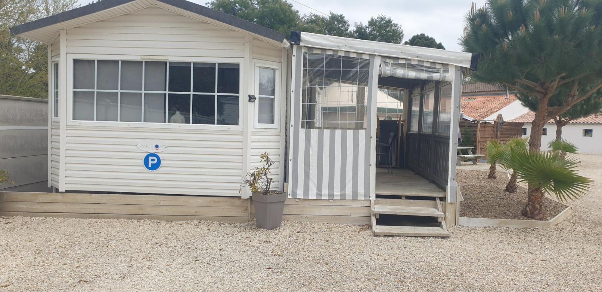 Mobil'Home Climatise Terrain Prive Proche Du Zoo De La Palmyre Les Mathes Phòng bức ảnh